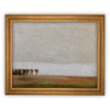 Vintage Framed Canvas Art  // Framed Vintage Print // Vintage Painting // Vintage Fall Landscape Art// Farmhouse print //#LAN-120