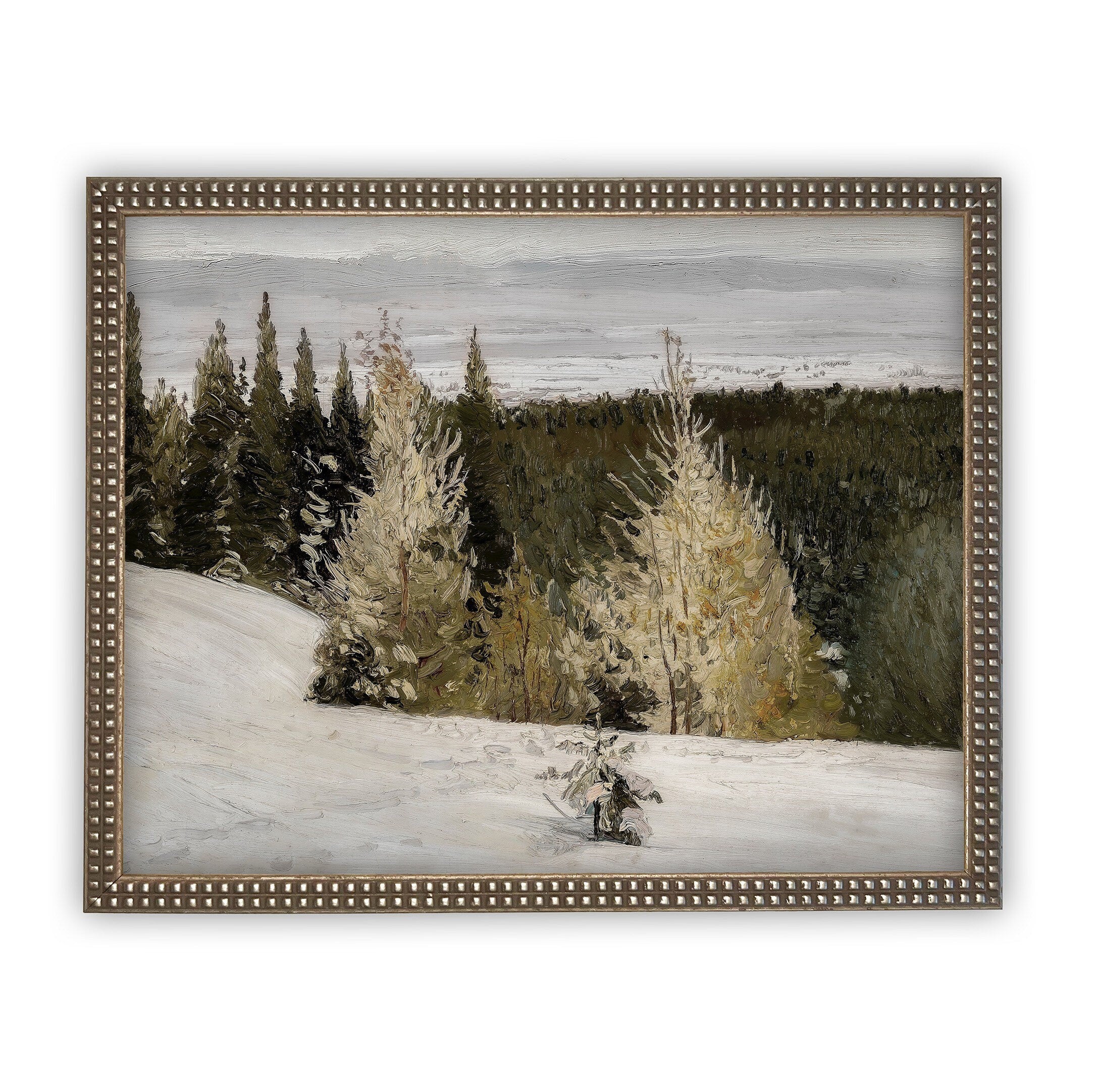 Vintage Framed Canvas Art #CH-302