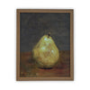 Vintage Framed Canvas Art // Framed Vintage Pear Art // Vintage Fruit Oil Painting // Still Life Kitchen Painting // Farmhouse Art //#ST-615